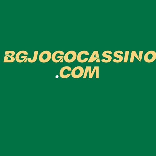 Logo da BGJOGOCASSINO